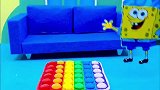 海绵宝宝vs沃尔夫，pop玩具挑战赛