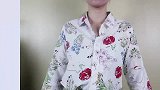专门为890后女人设计的印花衬衫，舒适又百搭，清爽显瘦显年轻