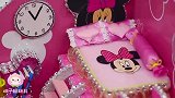 手工制作精致小房间：这间粉色米老鼠主题房间如何制作？