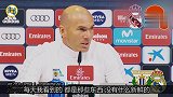 齐达内：做皇马主帅确实累 但我会为这帅位一直奋斗