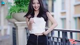街拍美女：大网红和小网红的区别，天涯留悲鸿！