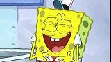 海绵宝宝：章鱼哥对海绵宝宝说秘密，可是却又拿汉堡塞他耳朵？