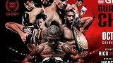 GLORY猛将一拳将对手轰成烂泥！