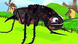 儿童卡通片：萌萌哒西瓜吃豆人变成了大虫子！