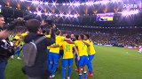 赛后众生相：巴西众将登场陷入狂喜 热苏斯仍泪流不止