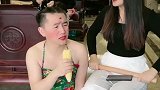 搞笑夫妻：老公给陈婷唱歌听，瞧把陈婷给气得，你们看完不许笑