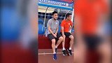 广州城VS山东场边上演回忆杀 梅州三剑客刘彬彬曾超热聊
