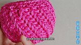 钩织加厚款的斜纹花收纳筐，结实耐用