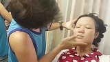 农村妹子素颜很丑，妆后变女神，这化妆术我很服