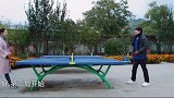 吉娜和郎朗打乒乓球，赢了太激动先要喘口气，郎朗德国队快点吧