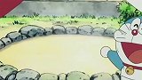 哆啦A梦：小叮当和大雄一起为静香建造一个空地温泉。