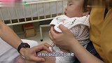 3月大宝宝好伤心，腿上打完两针，还有胳膊上两针！