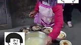 奶奶一次做十个人的饭，每次开饭前都会点清楚