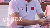 张继科 依旧斗志昂扬，感觉又要上战场了水谷隼 准备好了吗？
