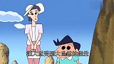 蜡笔小新：小新好厉害啊，竟然能驯服海豚，还一起表演屁屁舞