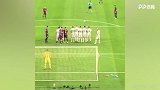 上赛季国米战巴萨最经典镜头 布罗佐维奇鳄鱼躺看懵苏牙