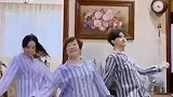 被迫营业！张檬金恩圣和妈妈穿同款睡衣跳舞