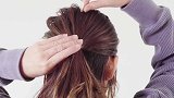 手把手教你当下最火的低发髻，简单大方，轻松学会