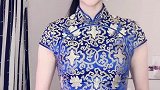 俊俏女人穿优雅旗袍真有味儿