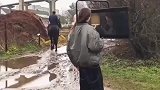 追剧的最高境界，把电视机背身上看