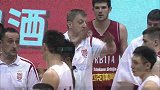 中国男篮-14年-中欧男篮锦标赛 球员互相推搡场面一片混乱-花絮