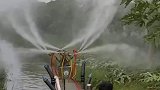 泰国农民造的喷水机，真是大场面！