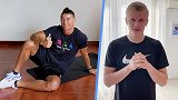 啥叫巨星啊！C罗卷腹挑战一周报告 火爆出圈成健身潮流
