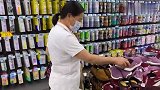 农村肉娃一家人逛大同的超市，买了樱桃榴莲排骨，花了好几百元