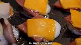 韩国街头小吃铁板鹌鹑蛋 烤鸟蛋5个一串 一串10元 一天卖出1000串