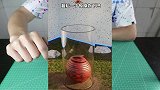 实践一下网络热门视频：水杯中放神奇粉末，据说就能滴水不沾