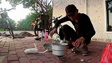单车骑行广东廉江市，露营海边景区，下午做炖营养餐补补