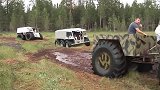 为什么俄罗斯西伯利亚地区需要巨大车轮越野车才能通过泥潭 ？