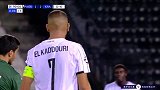 下半场补时第1分钟塞萨洛尼基球员卡多里黄牌