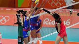 奥运会-16年-中国女排大败塞尔维亚 最后一战将血拼美国-新闻