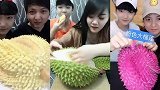 榴莲俗称水果之王做成榴莲蛋糕手艺不得了