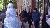 雪人和路人之间的整蛊，太好笑了
