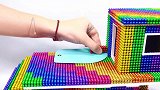 DIY巴克球玩具拼装双层别墅模型