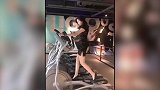 健身房女孩穿旗袍做运动 这优雅的身形实在太魅惑