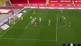 第40分钟摩纳哥球员马里潘进球 摩纳哥1-0昂热
