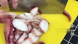 章鱼足这么做吃完还想要，简单几步美味上桌，看着让人直流口水
