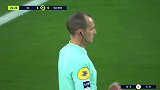 第26分钟尼斯球员多尔贝尔进球 里昂1-1尼斯