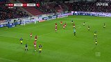 下半场补时第2分钟RB莱比锡球员奥尔班射门