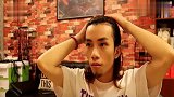 简单粗暴的长发男扎发两种方法,下个视频我就要剪短了!