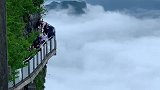 玻璃栈道的云海太美了