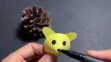 松果可以做成小刺猬