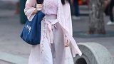 街拍身穿汉服的姑娘，犹如仙女下凡！网友真心好美！