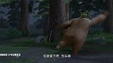 熊出没：小熊熊嘲讽光头强，站着不动，他开枪都打不中！