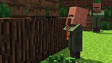 Minecraft动画：村民宝宝与村民生活出现小插曲