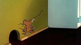 爆笑：猫和老鼠：杰瑞被猫咪追赶的无路可退，却被染成了白色。