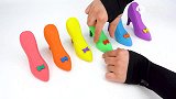 如何用动态沙做高跟鞋，玩具